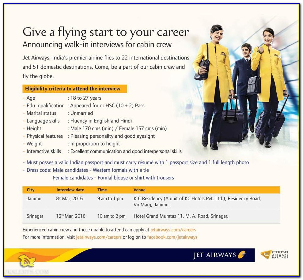 How To Apply For Airhostess Job After 12th