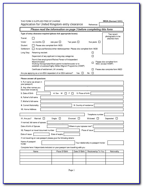 Indian High Commission Visa Application Form Online
