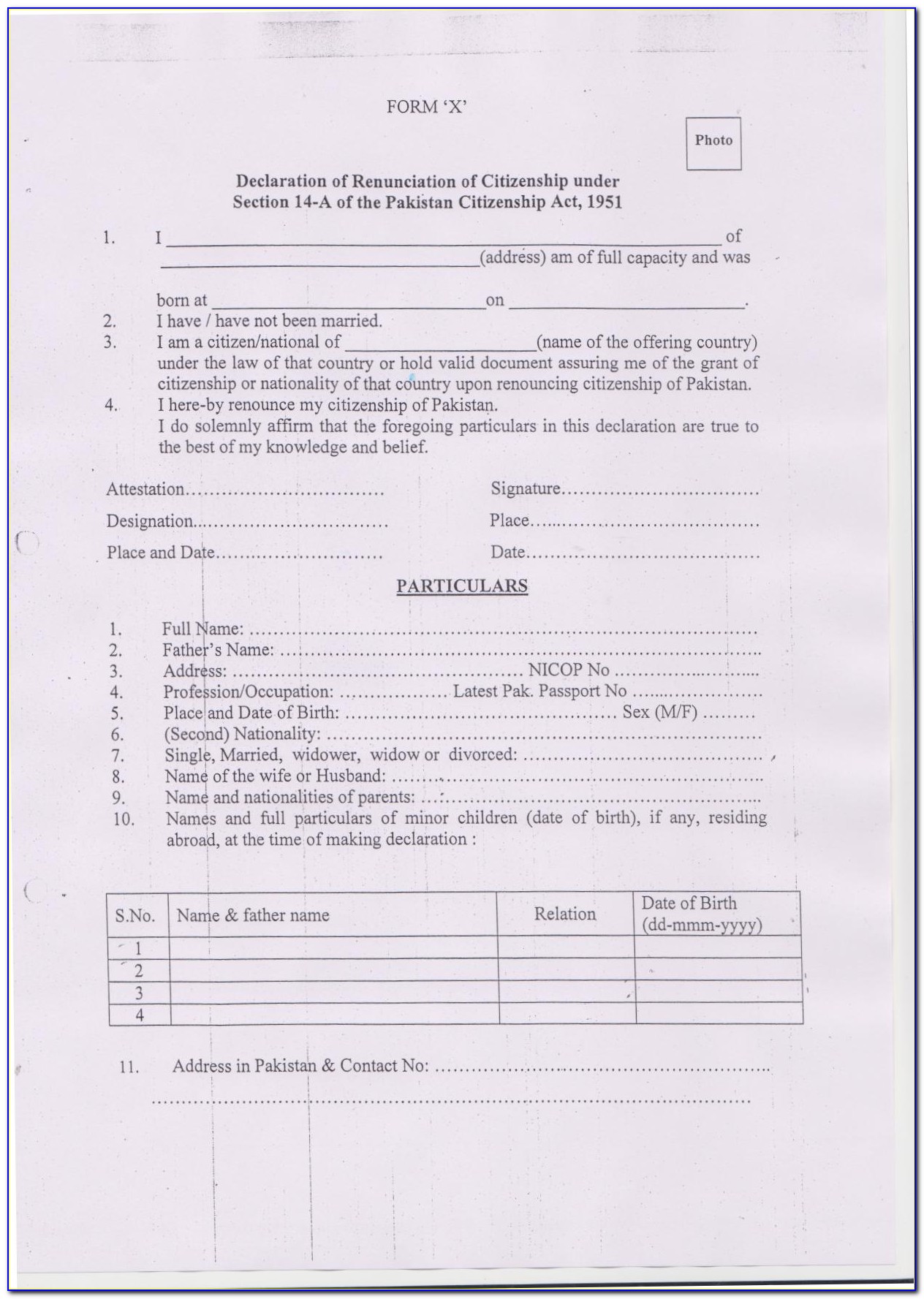 Indian Visa Requirement For Pakistani Nationals