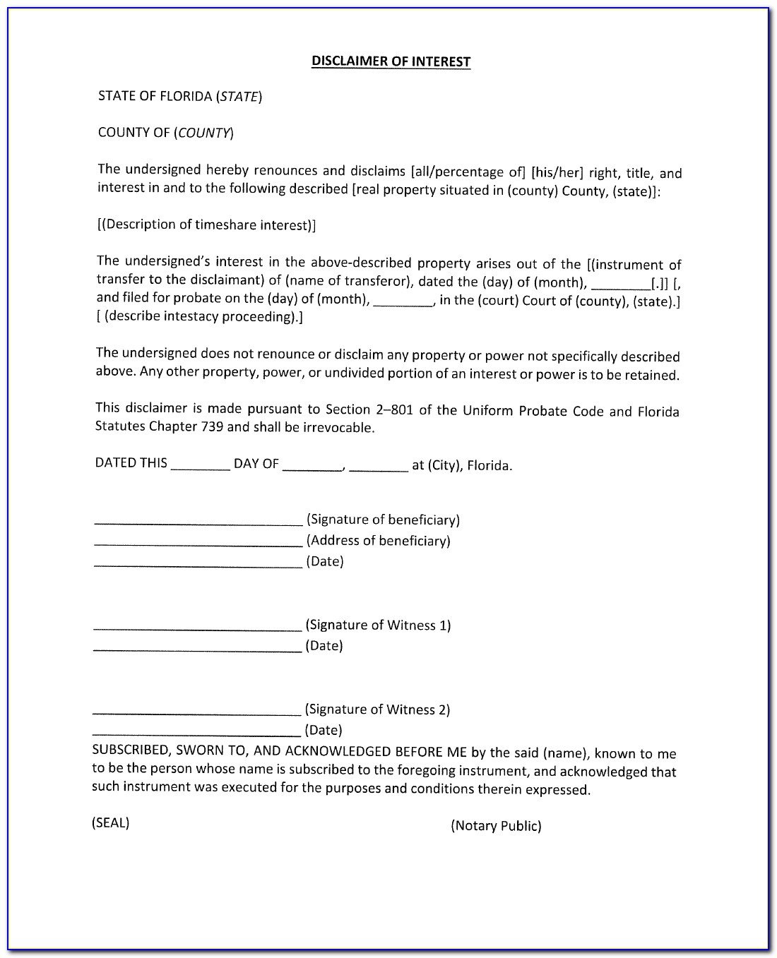 Ira Beneficiary Trust Form