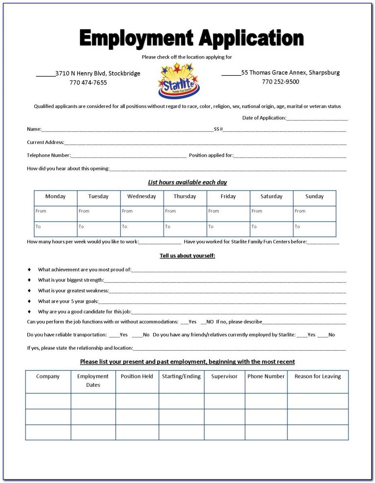 Job Application For Daycare Employee Job Applications Resume