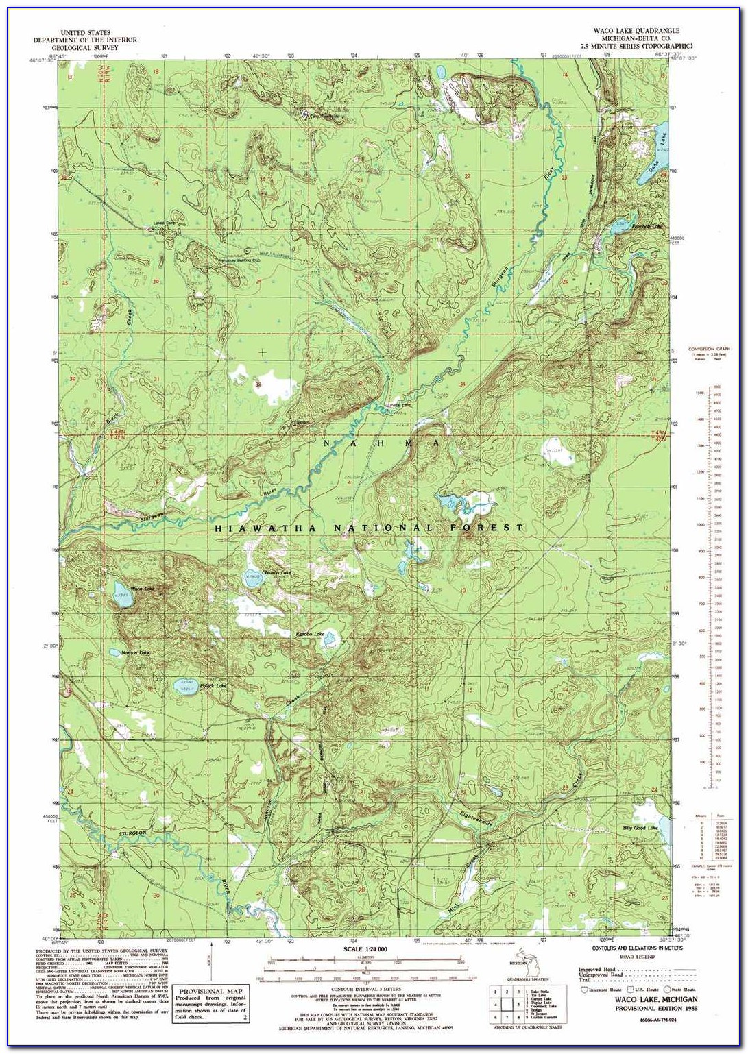 Kent Lake Michigan Topographic Map