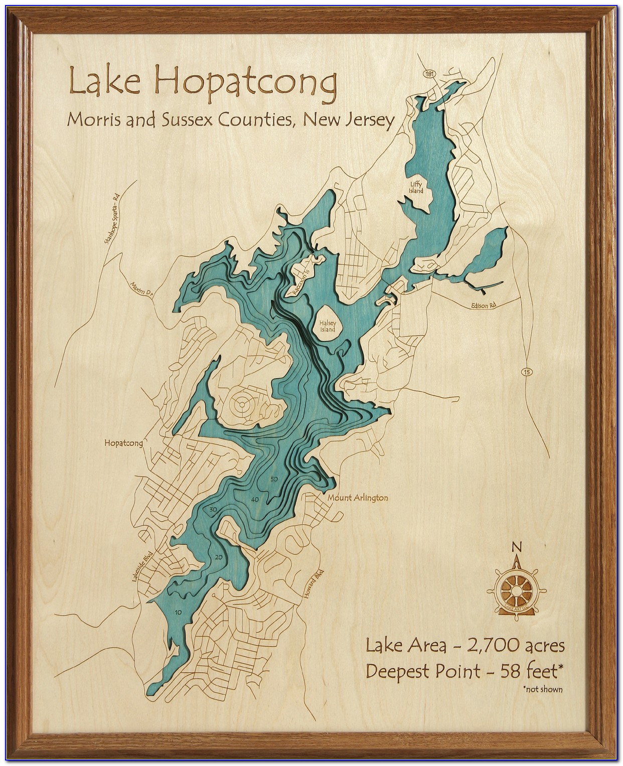 Lake Hopatcong Google Maps