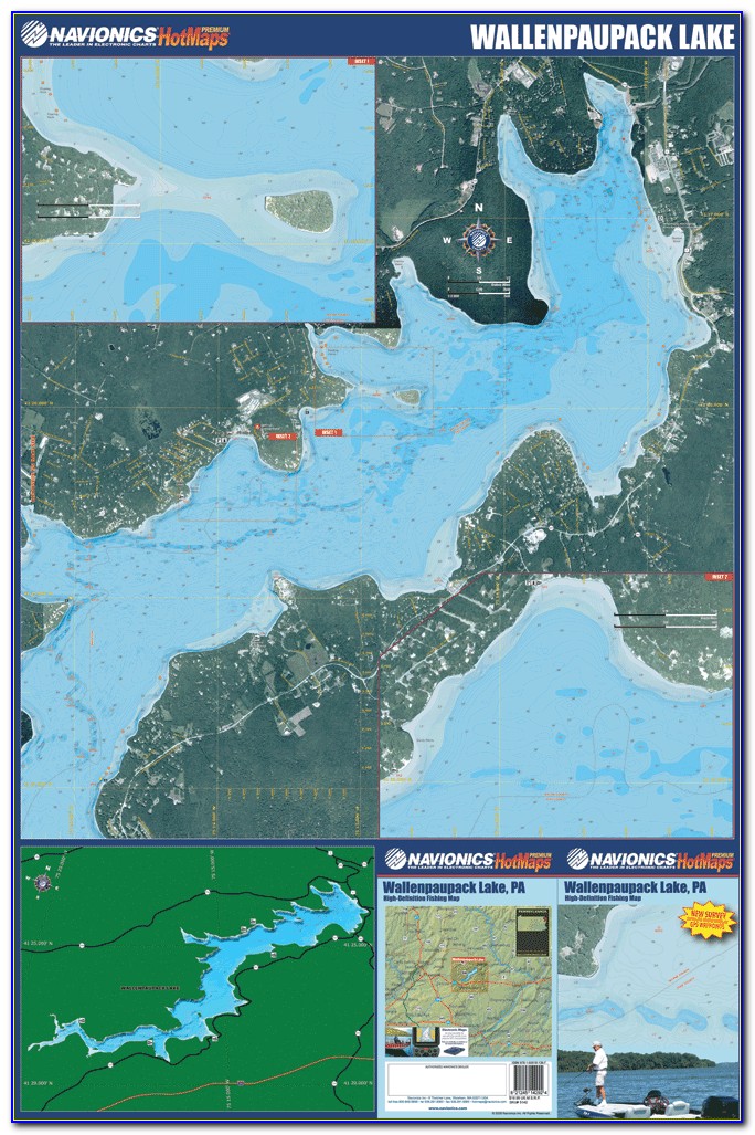 Lake Wallenpaupack Depth Map
