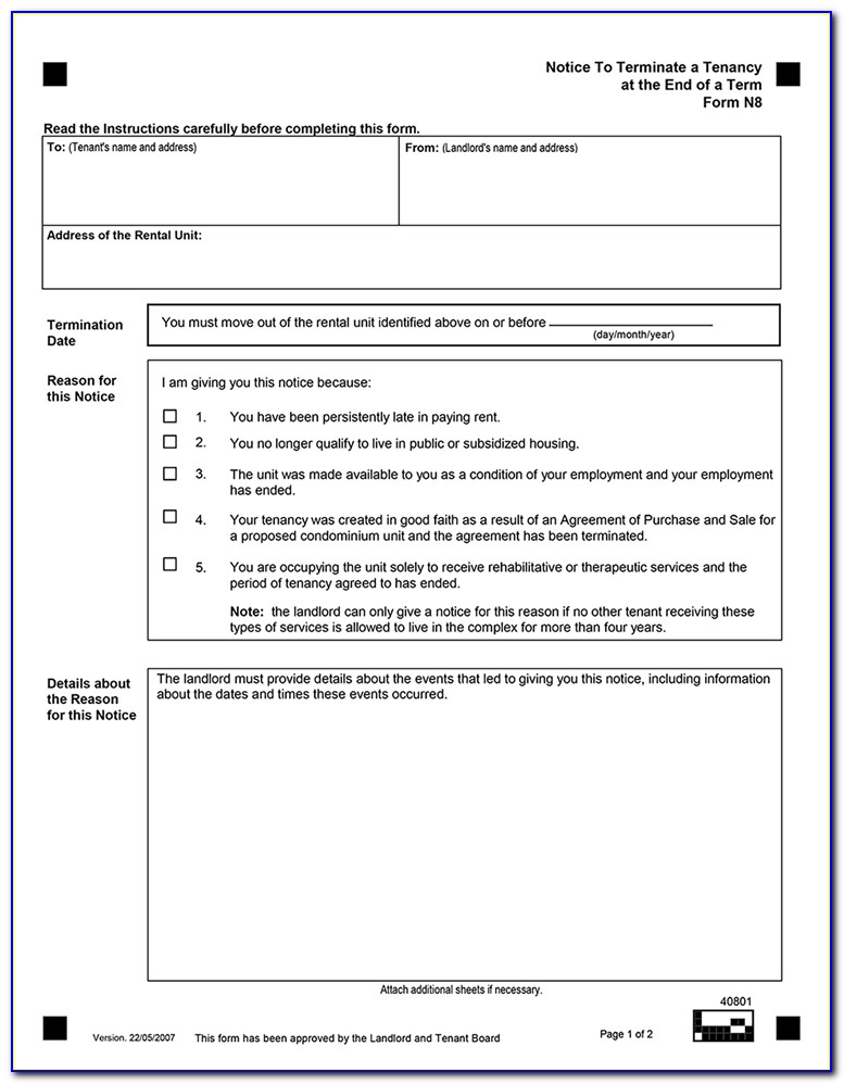Landlord Tenant Agreement Forms Free