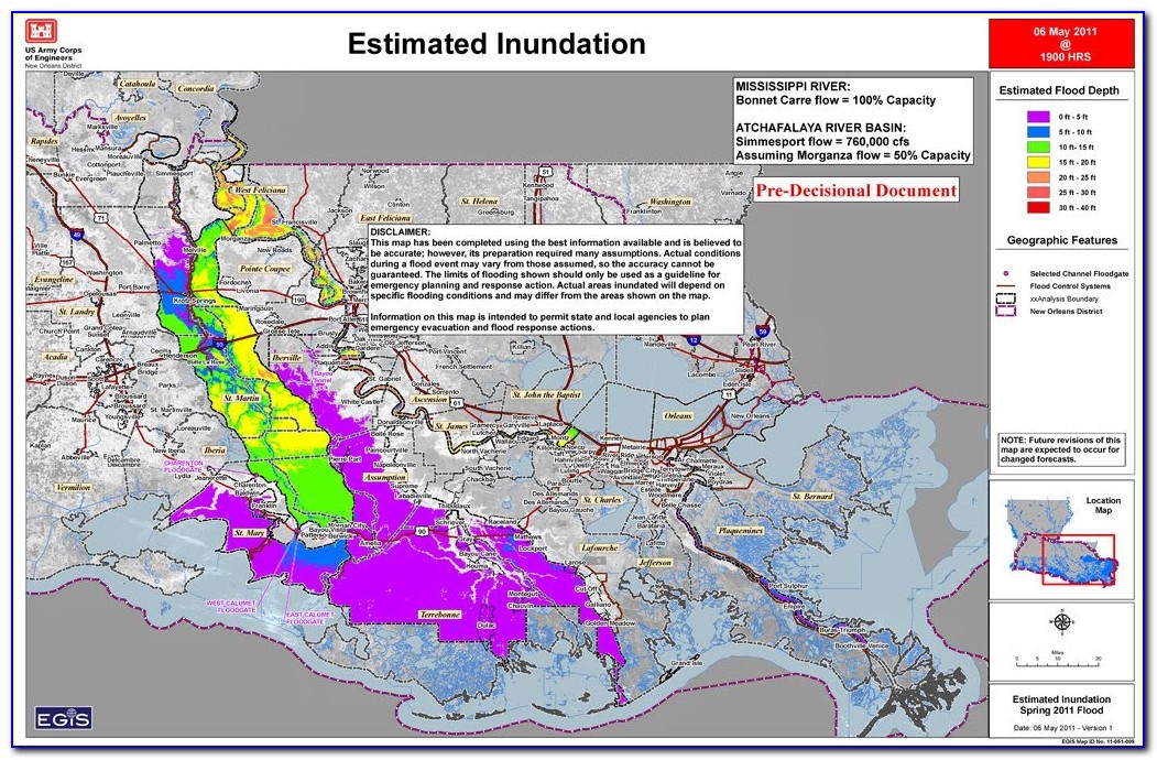 Louisiana Flood Insurance Rate Map