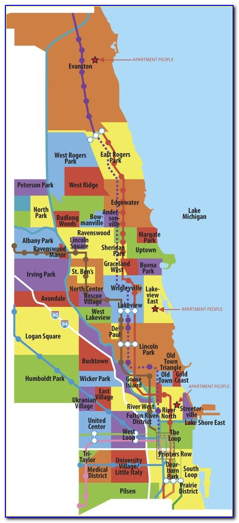Map Of Chicago Neighborhoods By Name