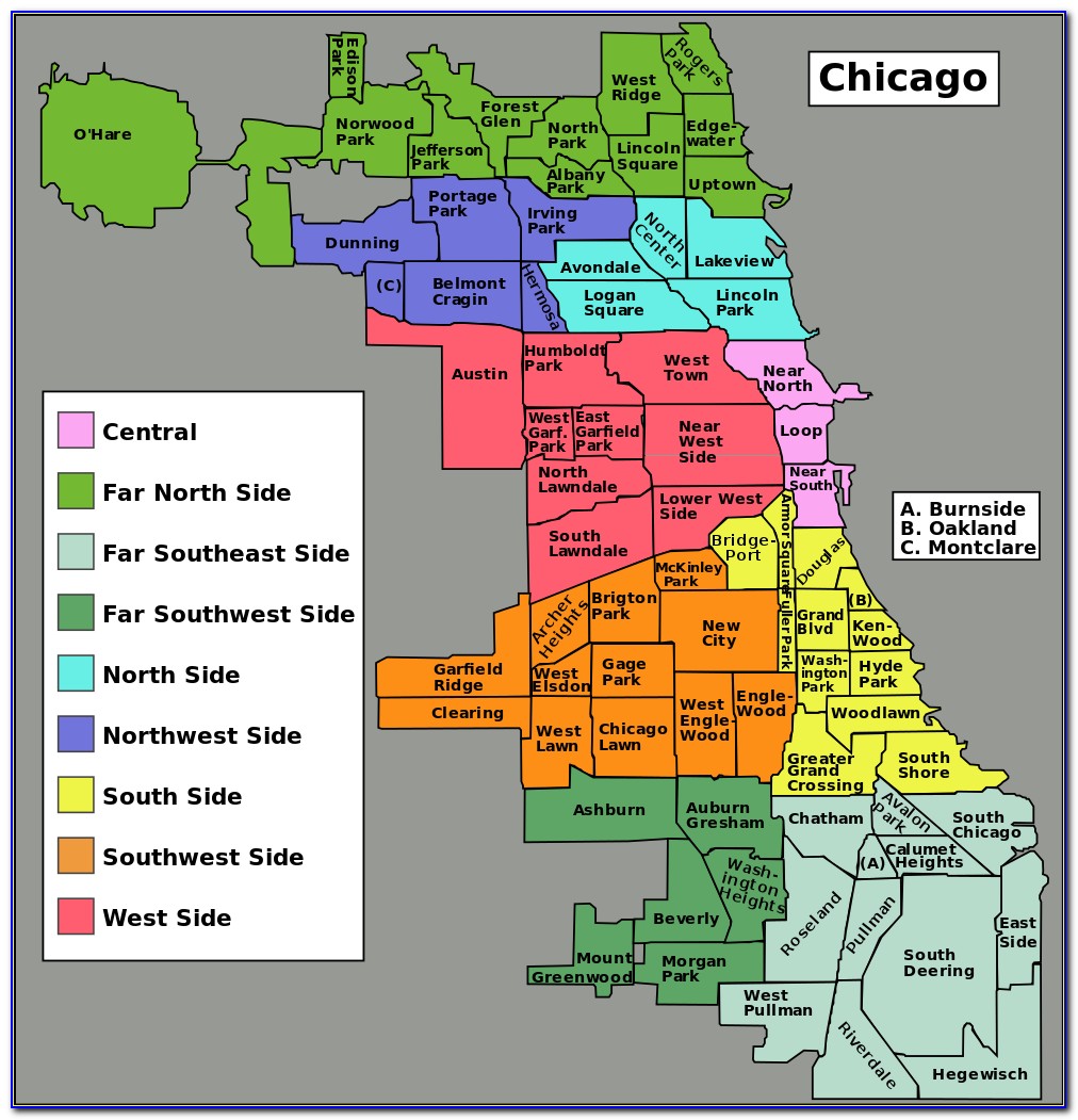 Map Of Chicago Neighborhoods Gold Coast