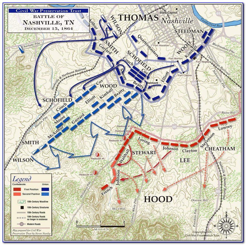 Map Of Civil War Battlefield Parks