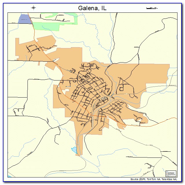 Map Of Galena Illinois Area
