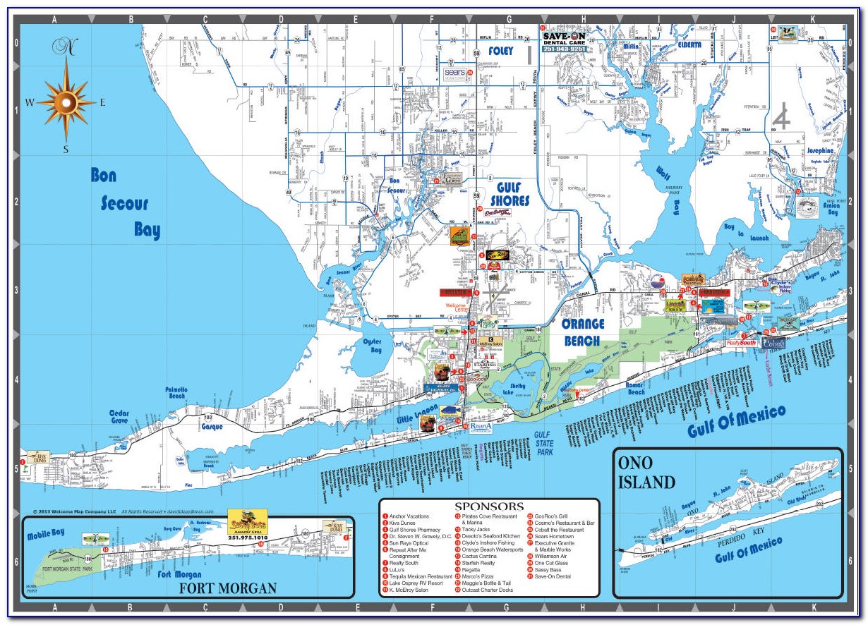 Map Of Gulf Shores Al