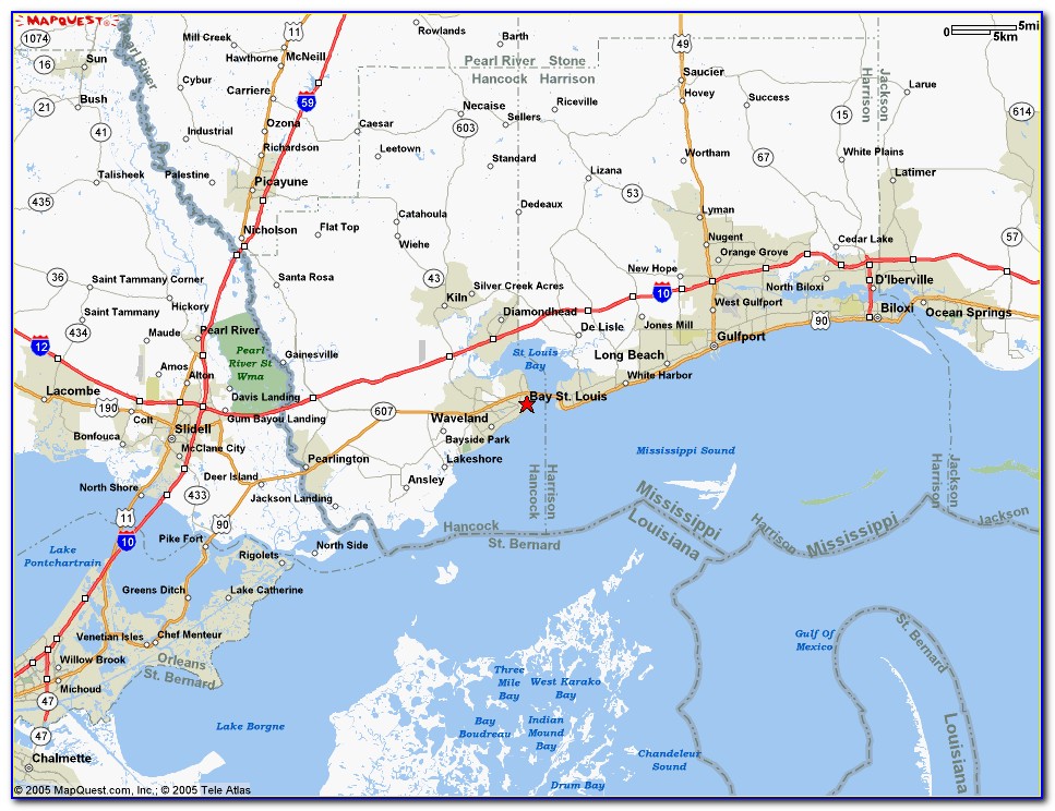 Map Of Gulf Shores Alabama Area