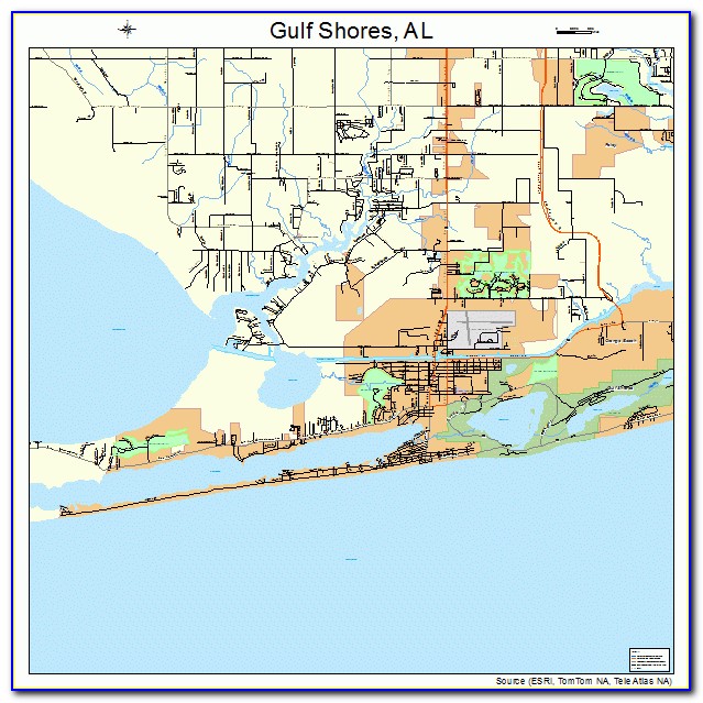 Map Of Gulf Shores Condos