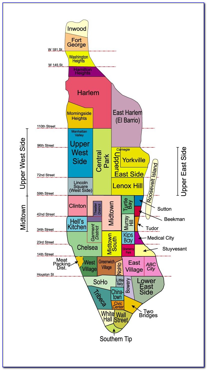 Map Of Nyc Suburbs