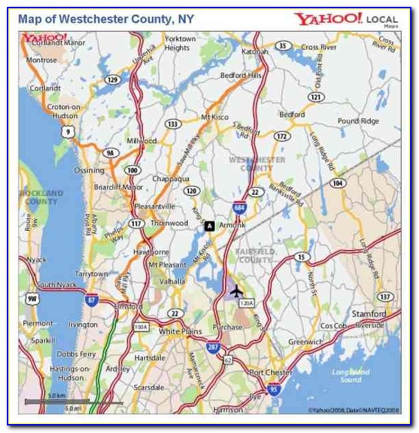 Map Of Westchester County Towns And Villages