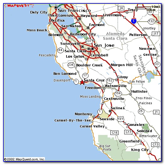 Map Of Zip Codes In Santa Clara County Ca