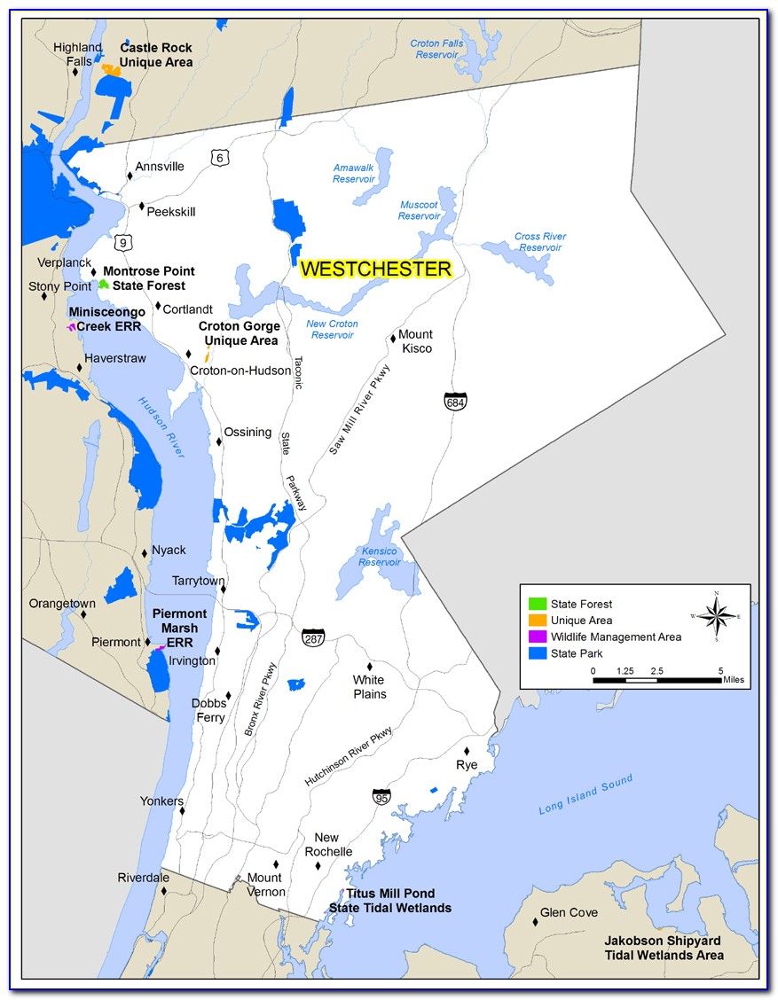 Map Westchester County Airport