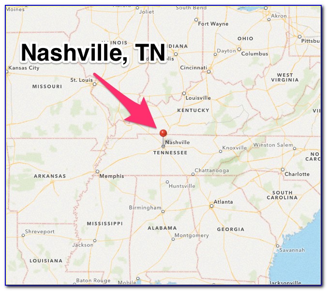 Maps Of Hotels In Nashville Tn