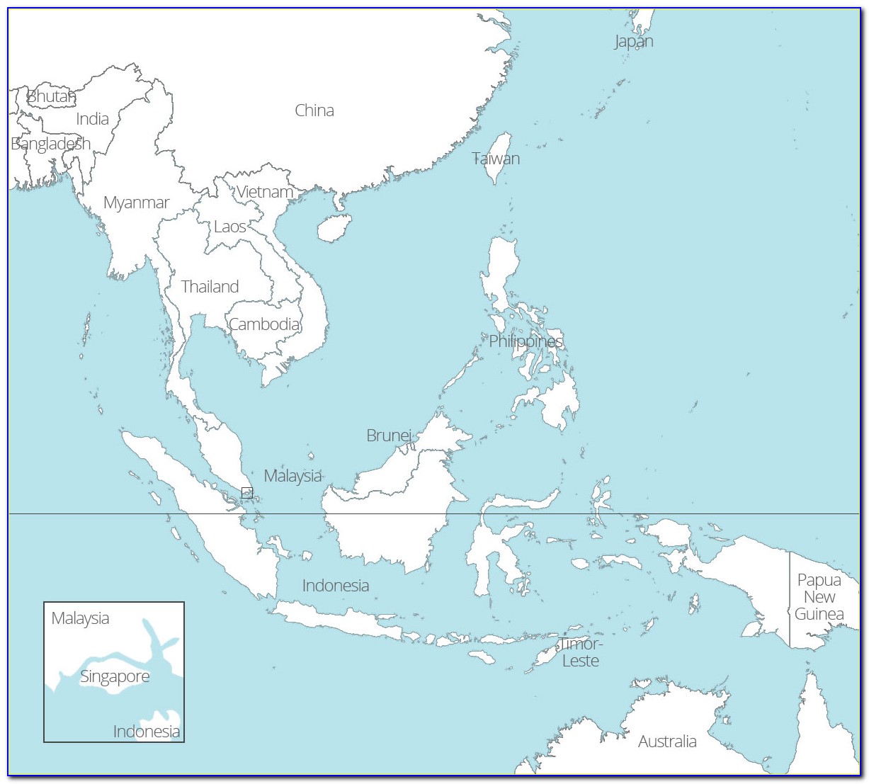 Maps Of Southeast Asia And South Pacific