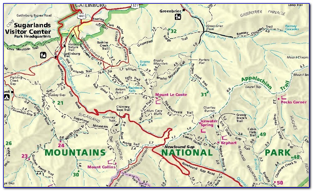 Maryland Appalachian Trail Map