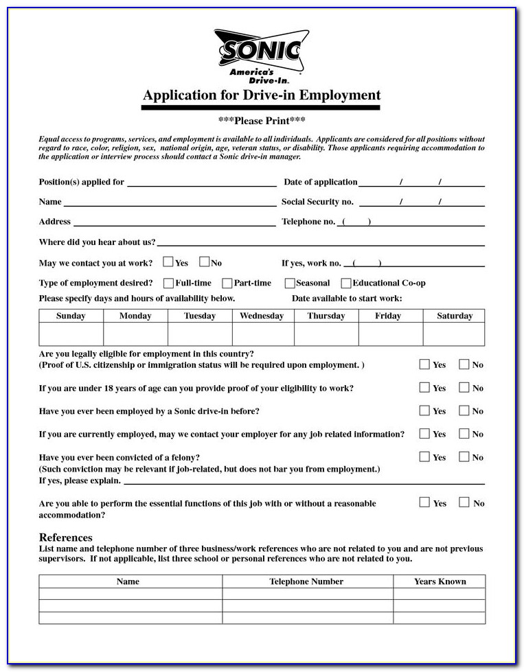Mcdonald Online Job Application