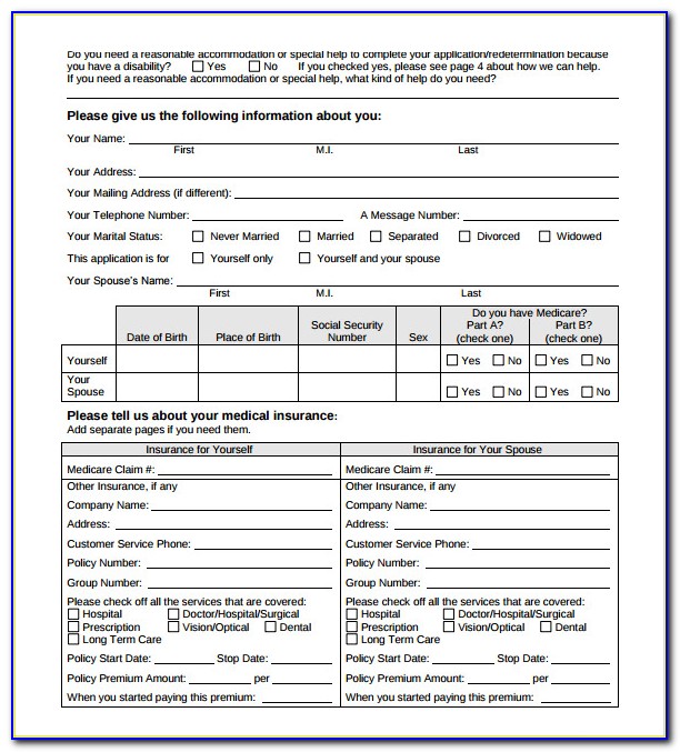 Medicare Part B Application Form Pdf