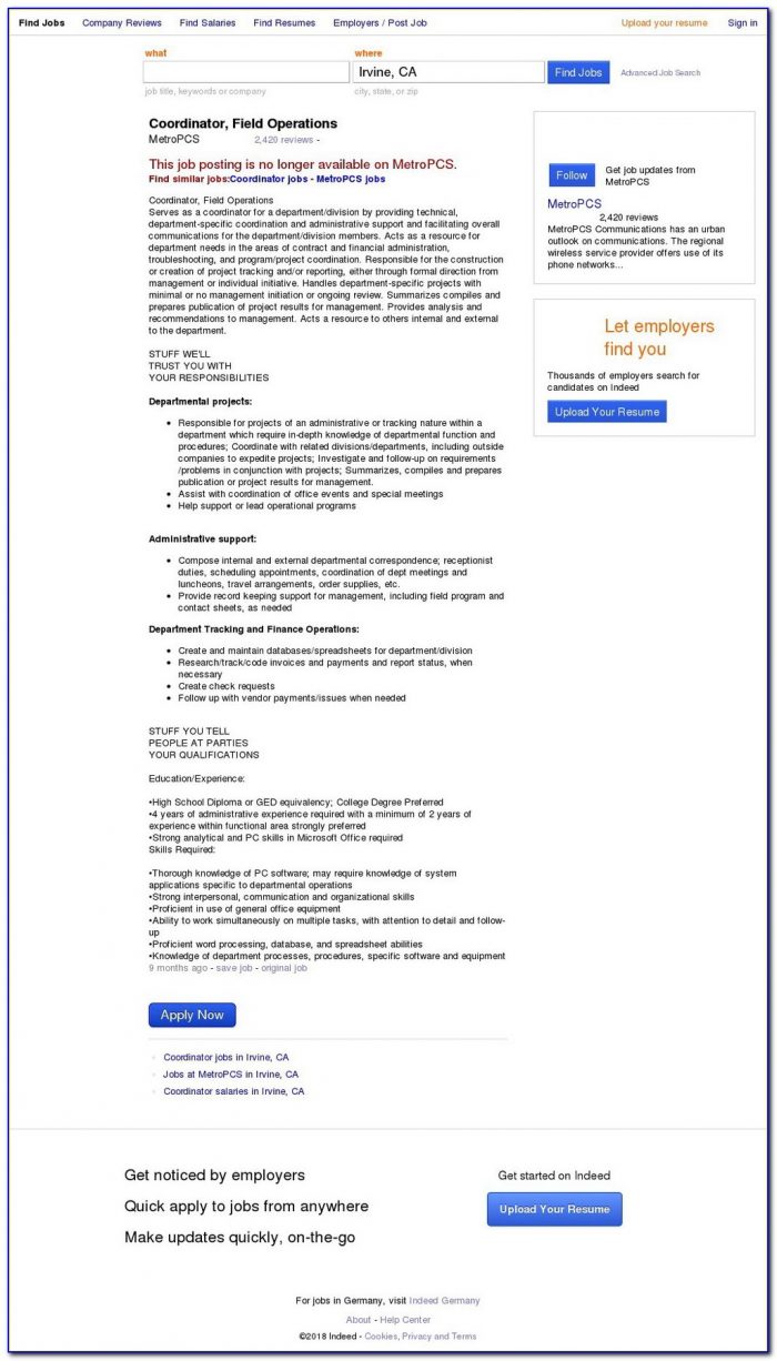 Metropcs Jobs Applications