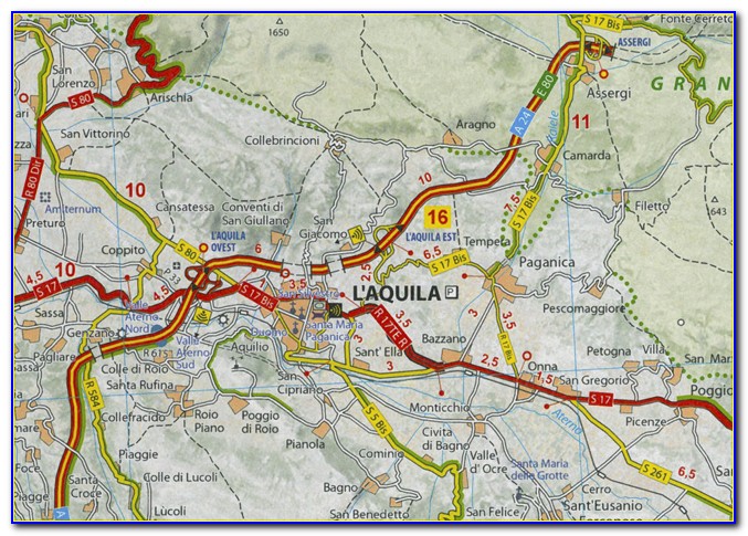 Michelin Map Italy Tuscany 358