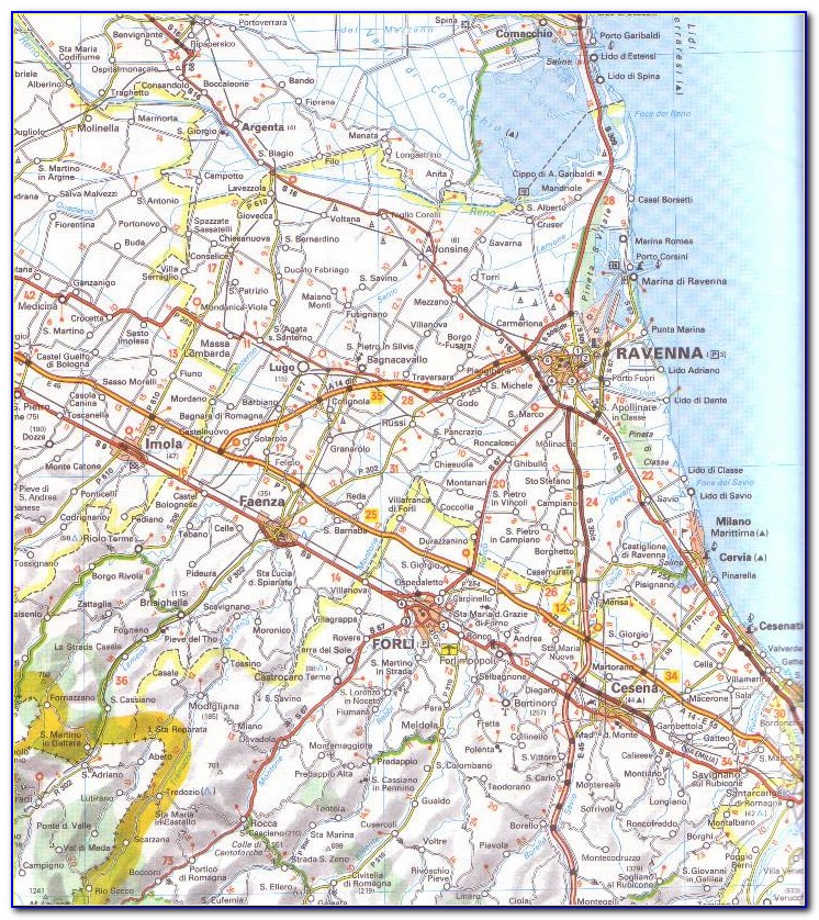 Michelin Regional Maps Of Italy