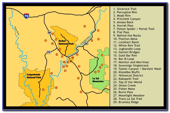 Moab Utah Atv Trail Maps