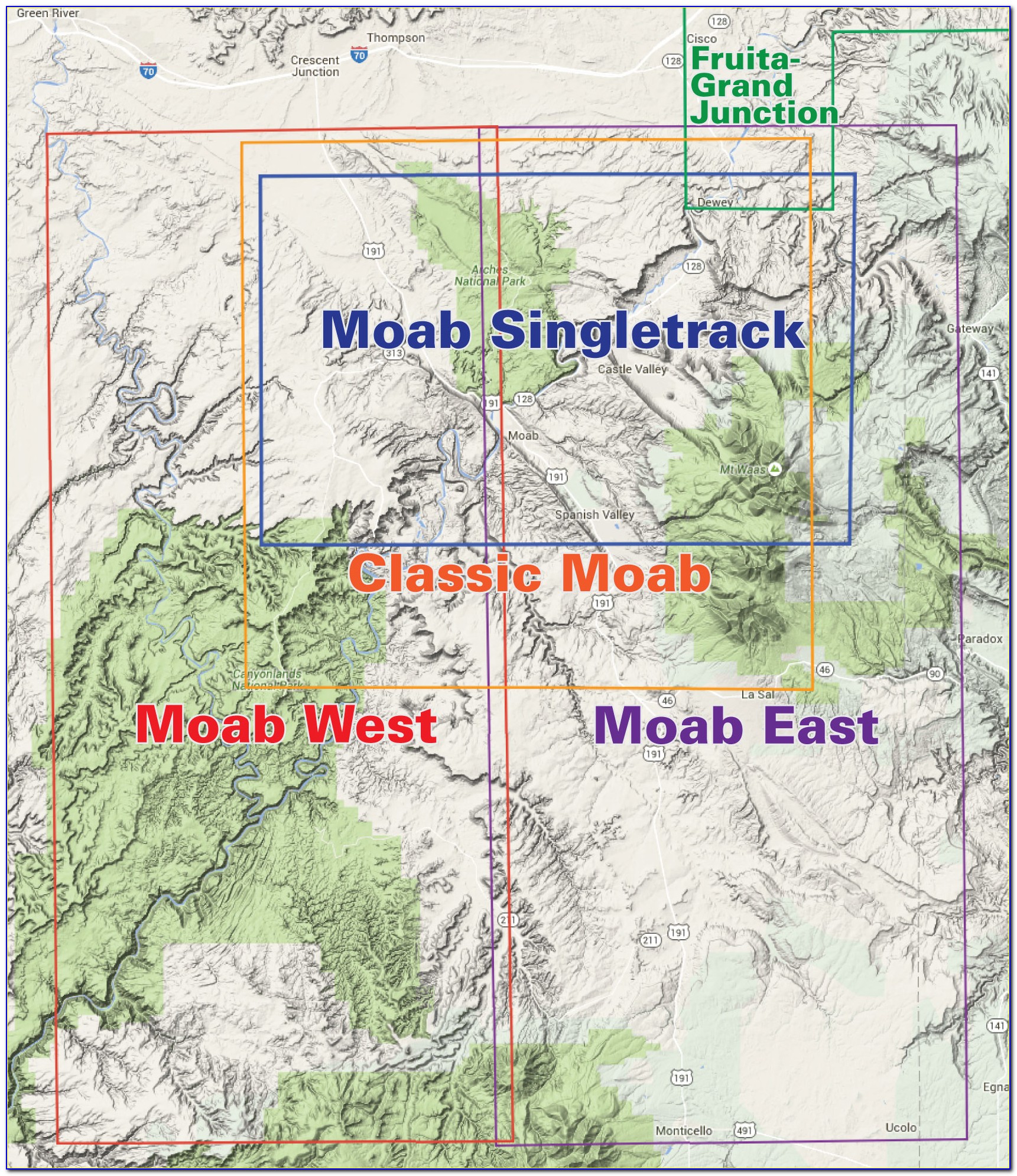 Moab Utah Motorcycle Trail Maps