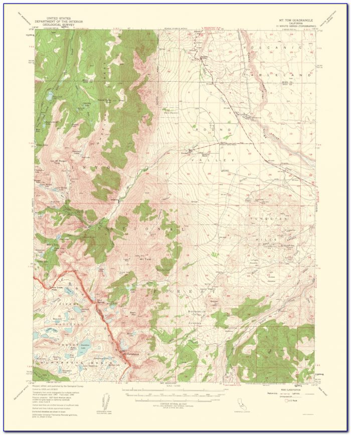 Montana Topo Map Index