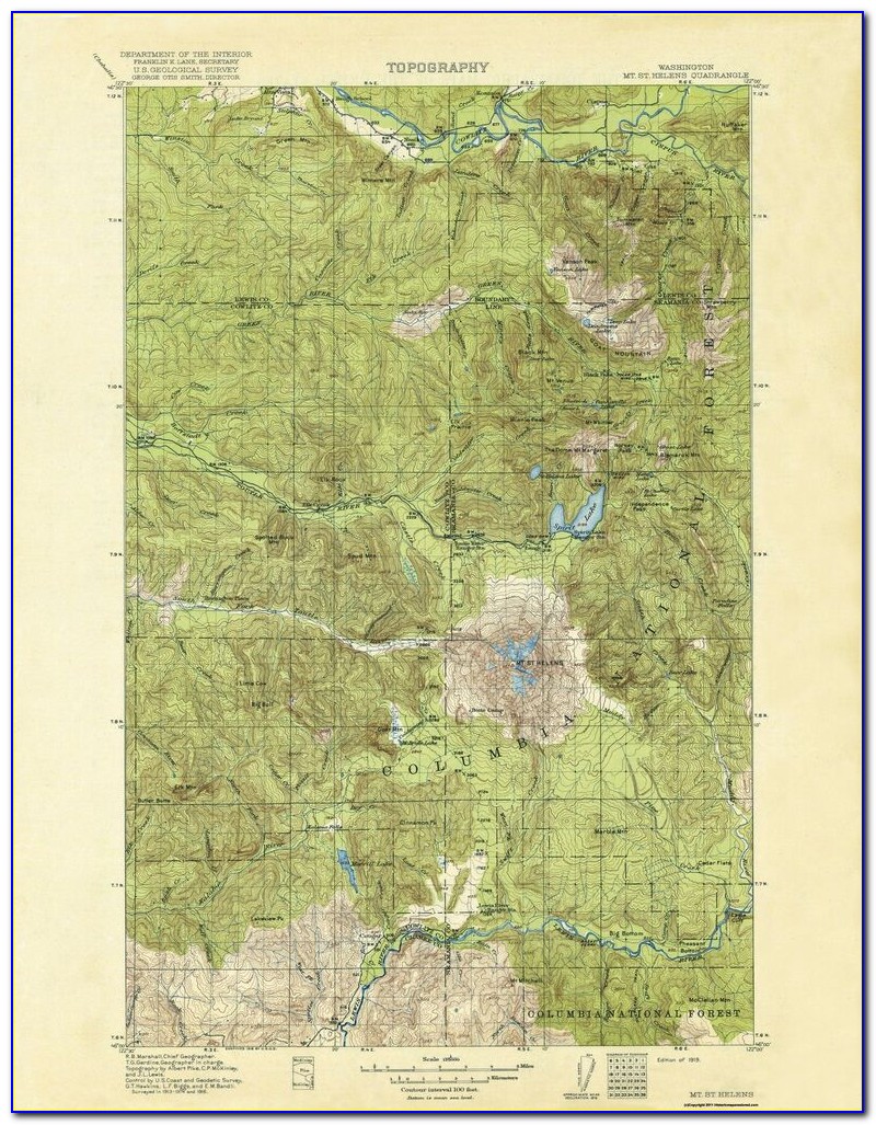 Montana Topographic Map Index