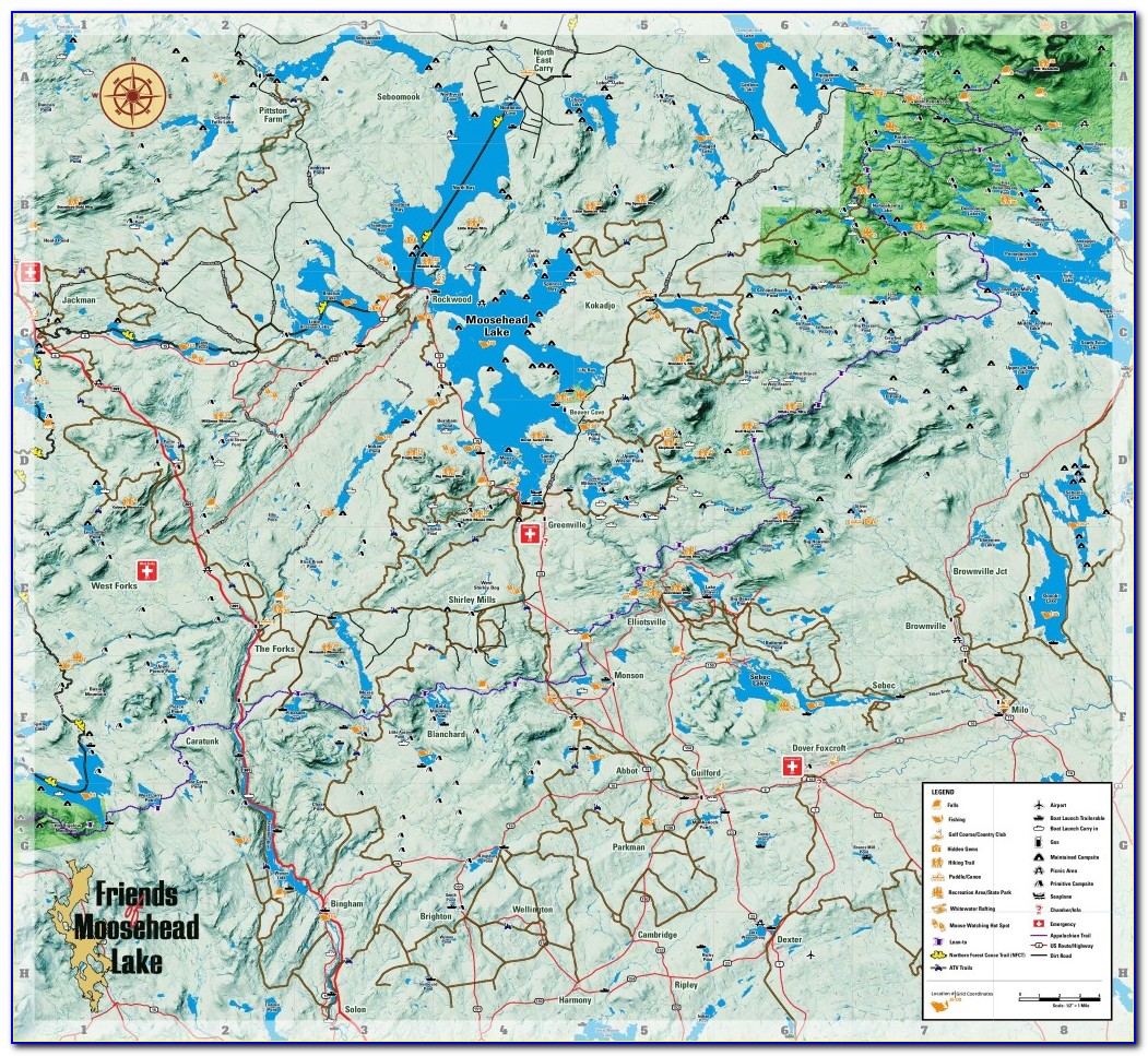 Moosehead Lake Google Maps