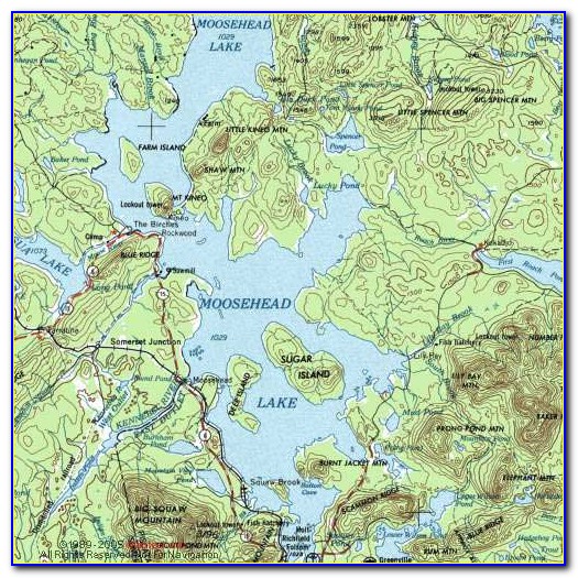 Moosehead Lake Map Pdf