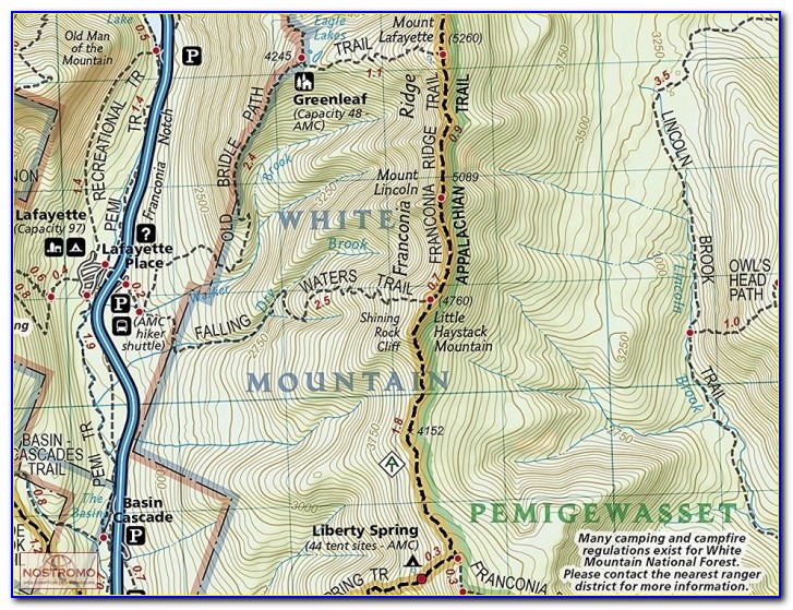 National Geographic Appalachian Trail Wall Map