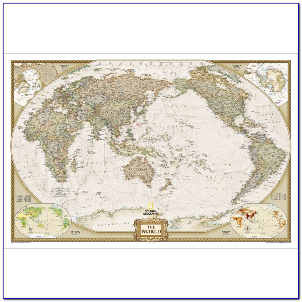 National Geographic Large Wall Maps