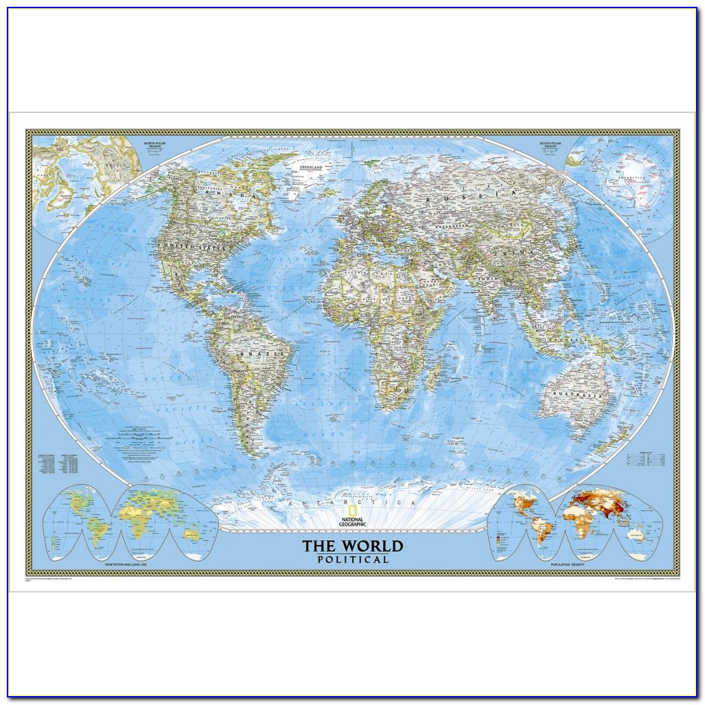 National Geographic Wall Maps Of The World