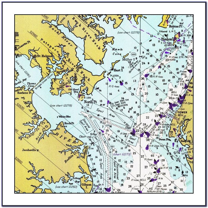 Nautical Map Of Chesapeake Bay