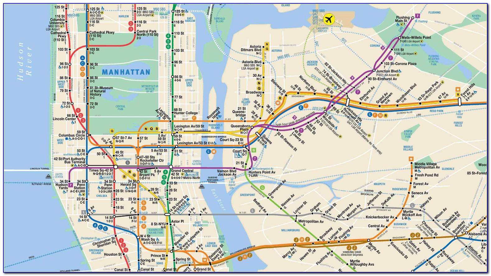 Nyc Subway Map 2016