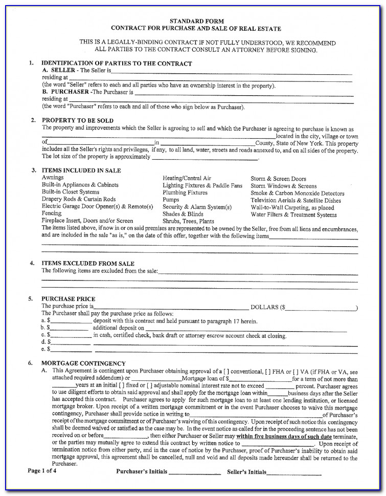 Offer To Purchase Real Estate Form Florida