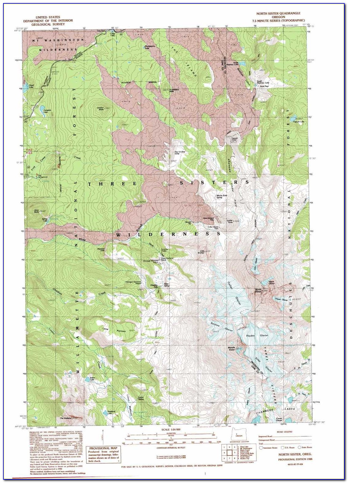 Oregon Topo Map Index