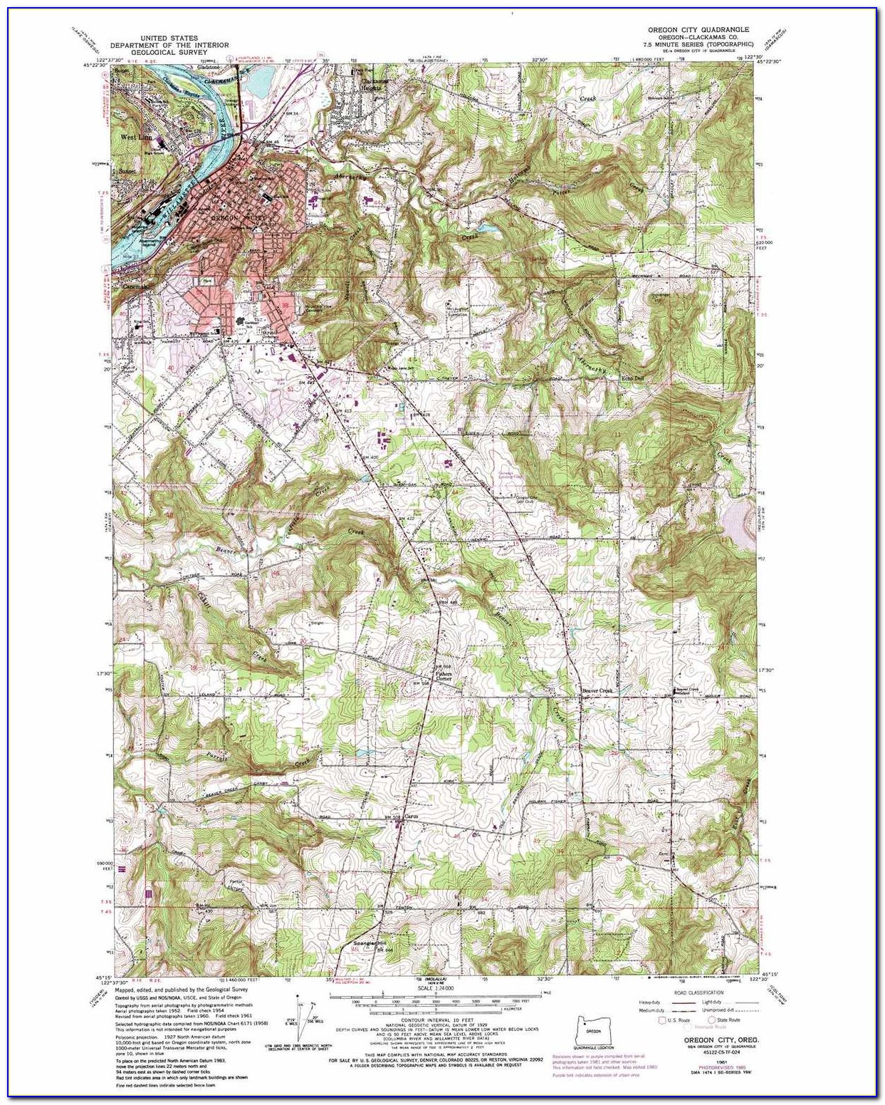 Oregon Topo Maps Free