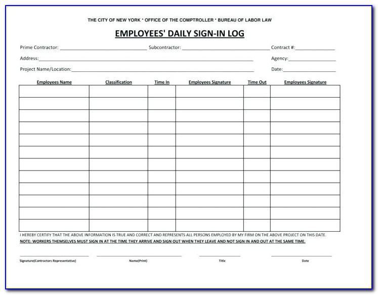 Pa Prevailing Wage Payroll Form