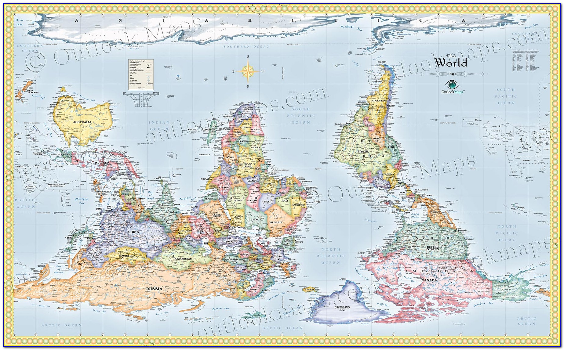 Patema Inverted World Map