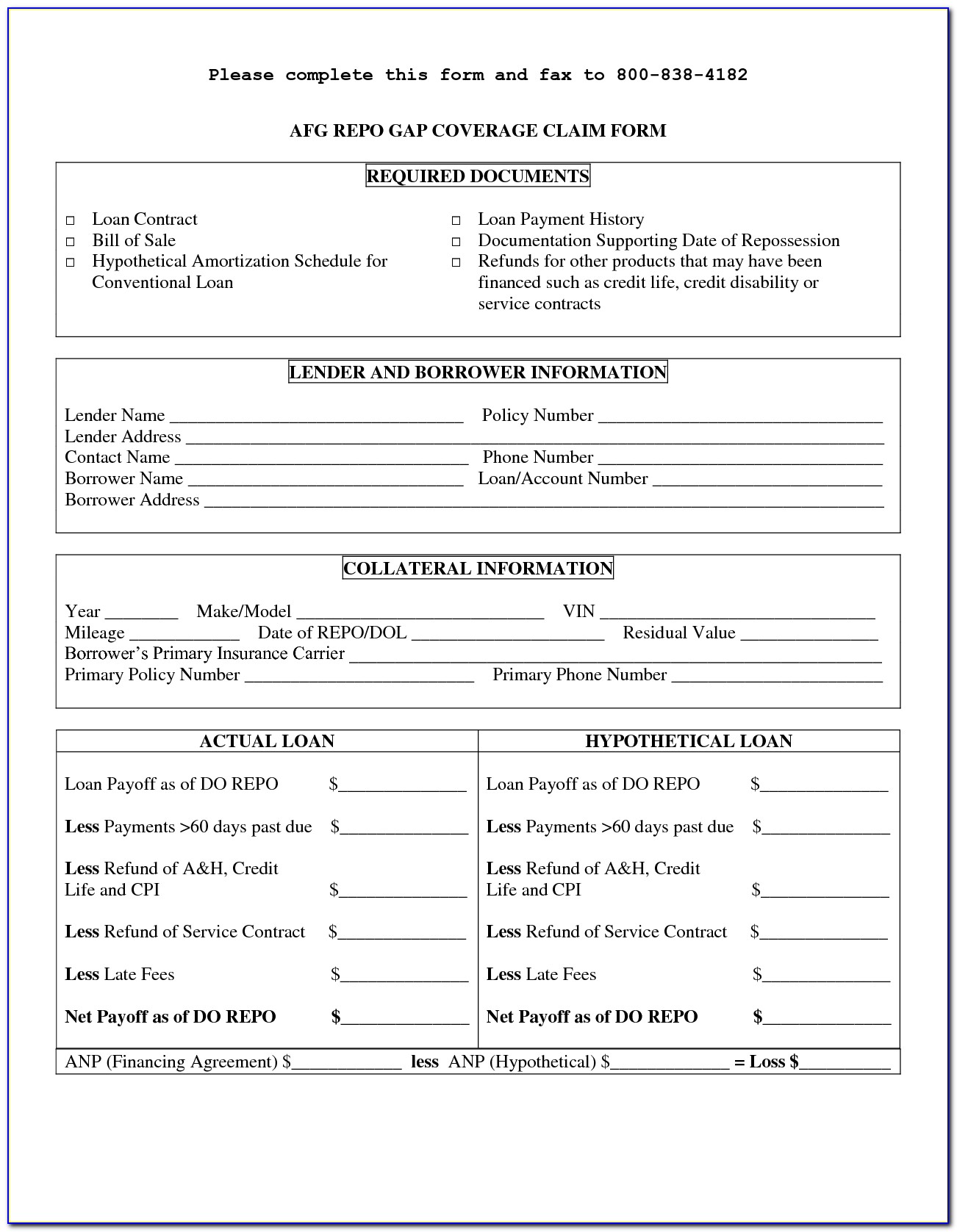 Personal Loan Agreement Contract Template