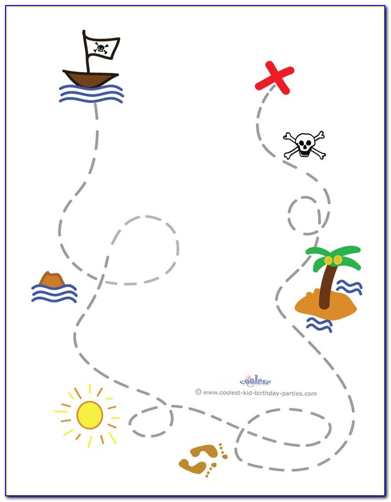 Pirate Map Pictures To Print