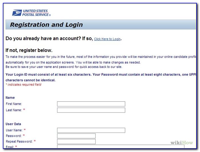Post Office Job Application Form Pdf