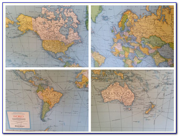 Rand Mcnally World Map Canvas
