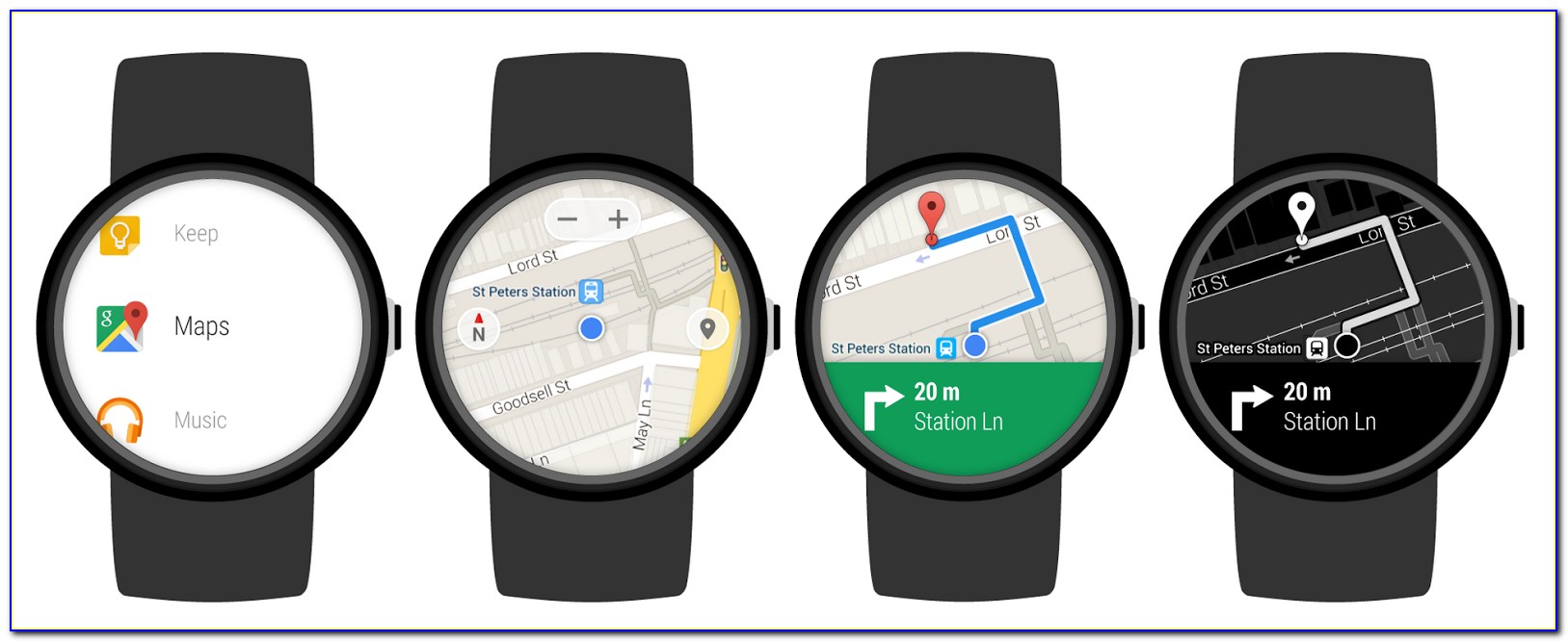 Smartwatch Google Maps